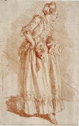 Estudio de una figura femenina